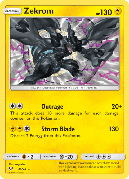 Zekrom - Shining Legends