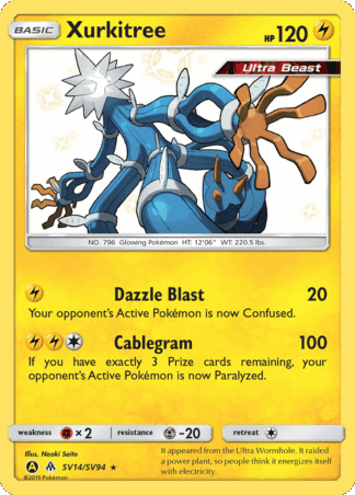 Xurkitree - Hidden Fates Shiny Vault