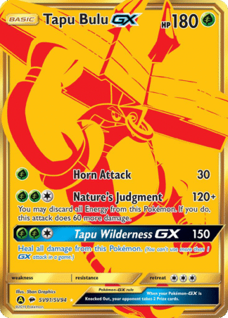 Tapu Bulu-GX - Hidden Fates Shiny Vault