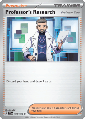 Professor's Research (Professor Turo) - Scarlet & Violet