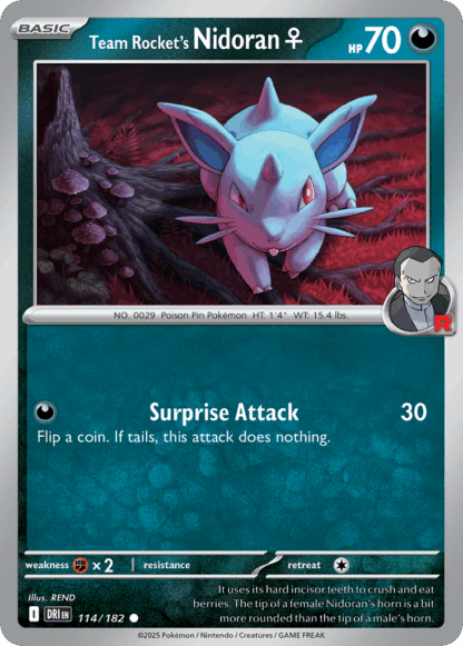 Team Rocket's Nidoran♀ Reverse - Destined Rivals
