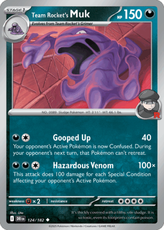 Team Rocket's Muk Reverse - Destined Rivals