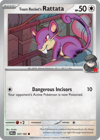 Team Rocket's Rattata Reverse - Destined Rivals