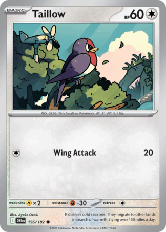 Taillow Reverse - Destined Rivals