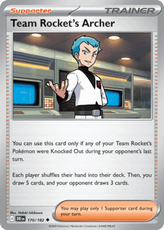 Team Rocket's Archer Reverse - Destined Rivals