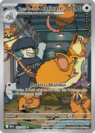 Team Rocket's Raticate - Destined Rivals