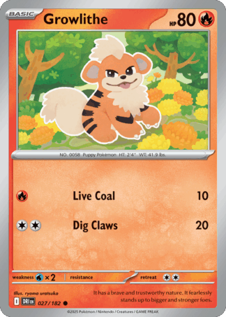 Growlithe Reverse - Destined Rivals