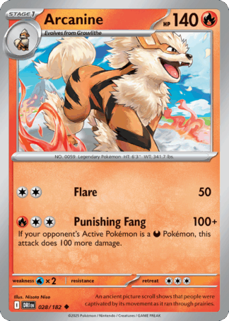Arcanine Reverse - Destined Rivals