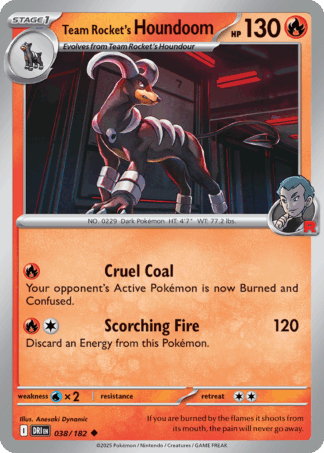 Team Rocket's Houndoom Reverse - Destined Rivals