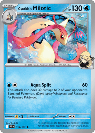 Cynthia's Milotic Reverse - Destined Rivals