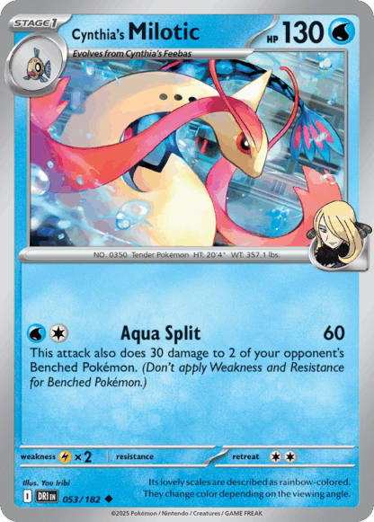 Cynthia's Milotic Reverse - Destined Rivals