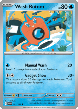 Wash Rotom Reverse - Destined Rivals