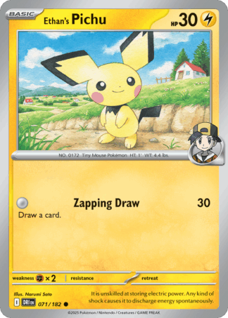 Ethan's Pichu Reverse - Destined Rivals