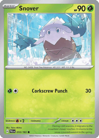 Snover Reverse - Paldea Evolved