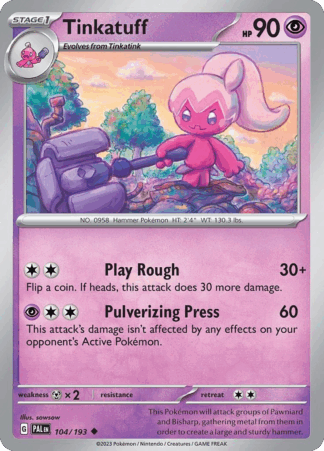 Tinkatuff Reverse - Paldea Evolved