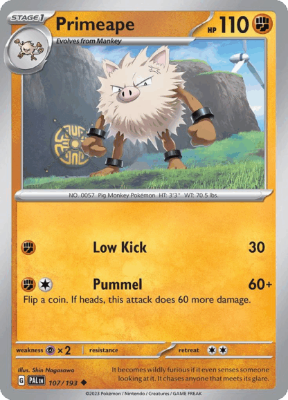 Primeape Reverse - Paldea Evolved