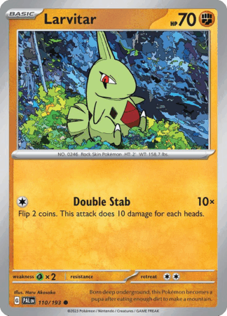 Larvitar Reverse - Paldea Evolved