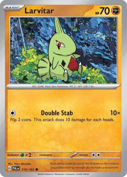 Larvitar Reverse - Paldea Evolved