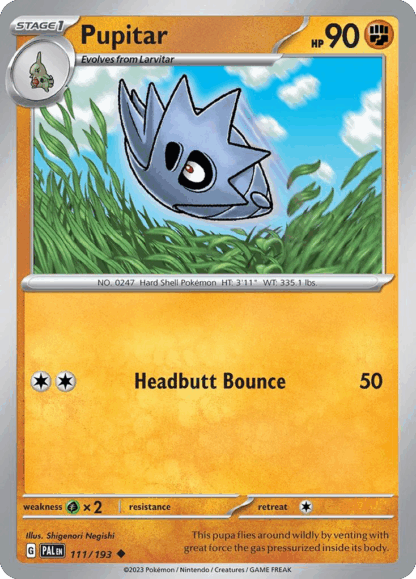 Pupitar Reverse - Paldea Evolved