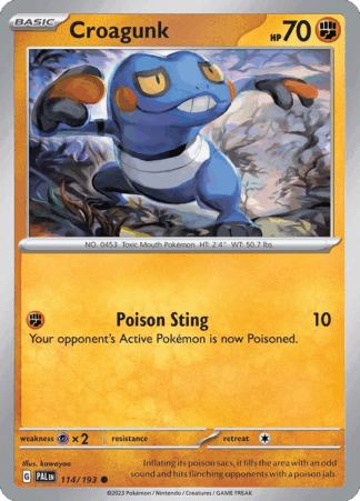 Croagunk Reverse - Paldea Evolved