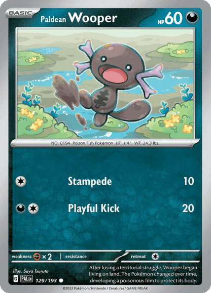 Paldean Wooper Reverse - Paldea Evolved