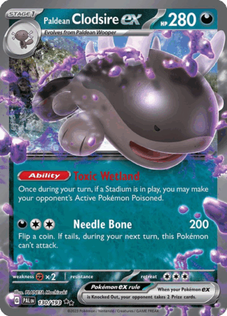 Paldean Clodsire ex - Paldea Evolved