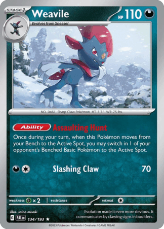 Weavile Reverse - Paldea Evolved
