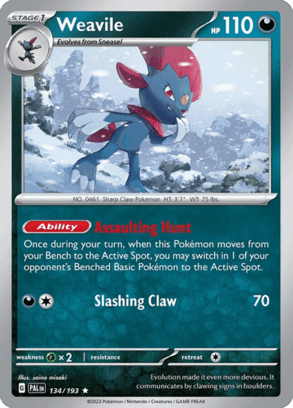 Weavile Reverse - Paldea Evolved