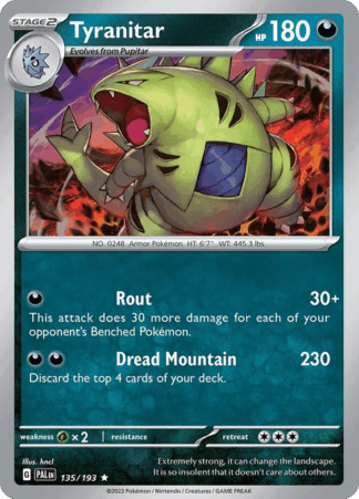 Tyranitar - Paldea Evolved
