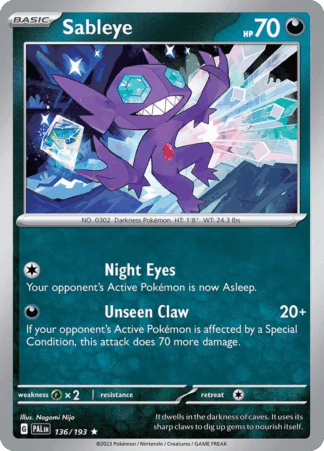 Sableye Reverse - Paldea Evolved