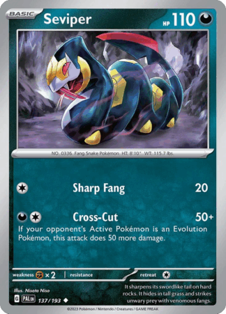 Seviper Reverse - Paldea Evolved