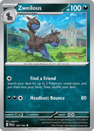 Zweilous Reverse - Paldea Evolved