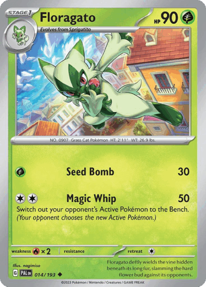 Floragato Reverse - Paldea Evolved