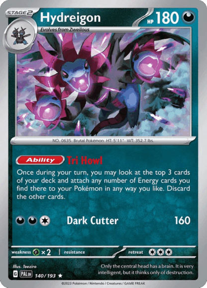 Hydreigon Reverse - Paldea Evolved