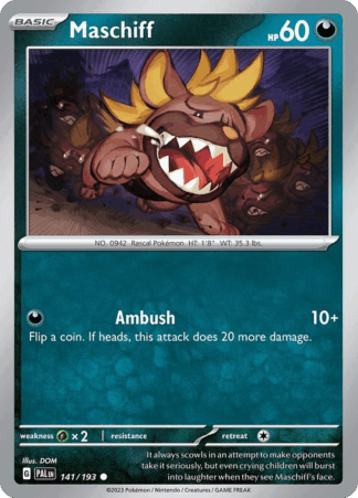 Maschiff Reverse - Paldea Evolved