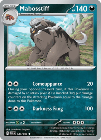 Mabosstiff Reverse - Paldea Evolved