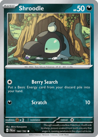 Shroodle Reverse - Paldea Evolved