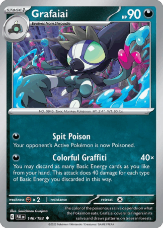 Grafaiai Reverse - Paldea Evolved