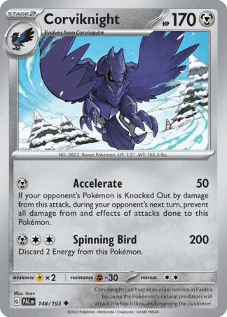 Corviknight Reverse - Paldea Evolved