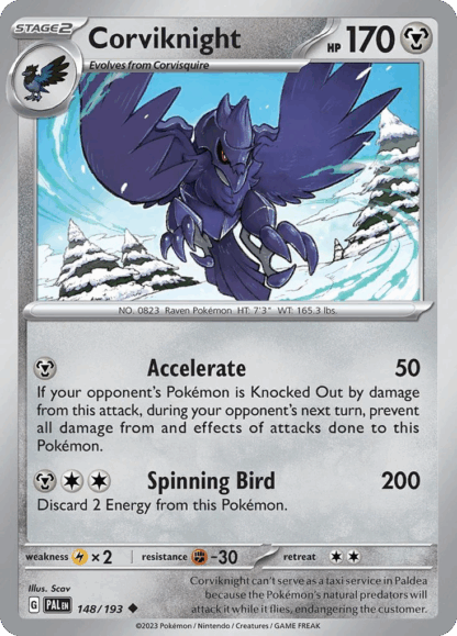 Corviknight Reverse - Paldea Evolved