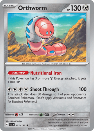 Orthworm Reverse - Paldea Evolved