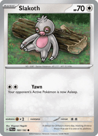 Slakoth Reverse - Paldea Evolved