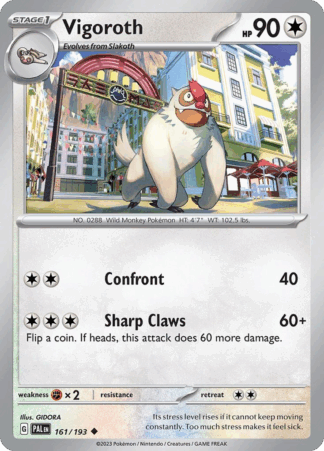 Vigoroth Reverse - Paldea Evolved