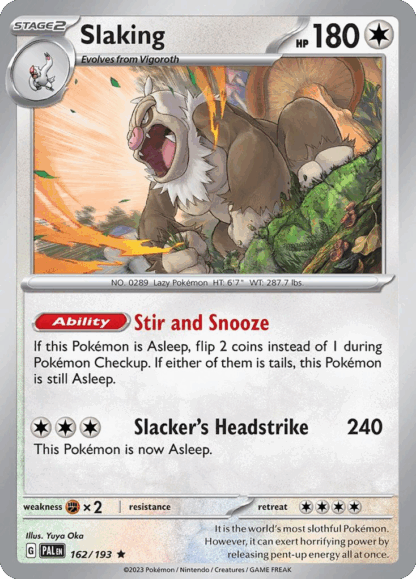 Slaking - Paldea Evolved