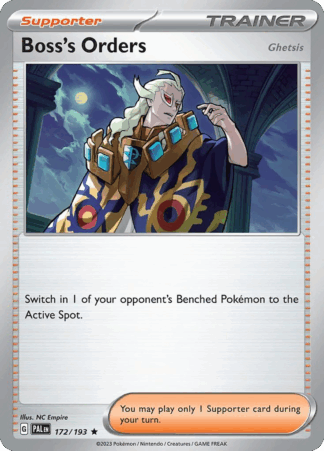 Boss's Orders (Ghetsis) - Paldea Evolved