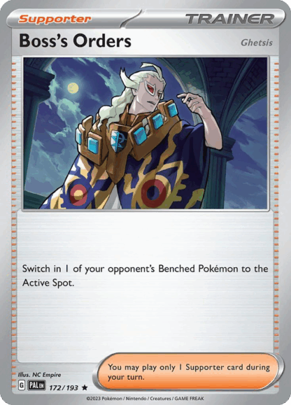 Boss's Orders (Ghetsis) - Paldea Evolved