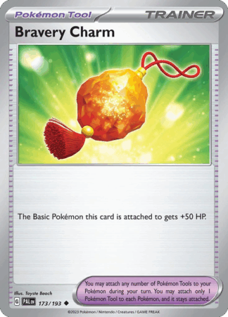 Bravery Charm Reverse - Paldea Evolved