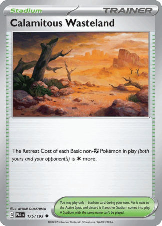 Calamitous Wasteland Reverse - Paldea Evolved