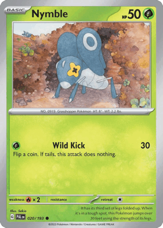 Nymble Reverse - Paldea Evolved
