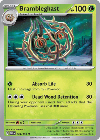 Brambleghast Reverse - Paldea Evolved